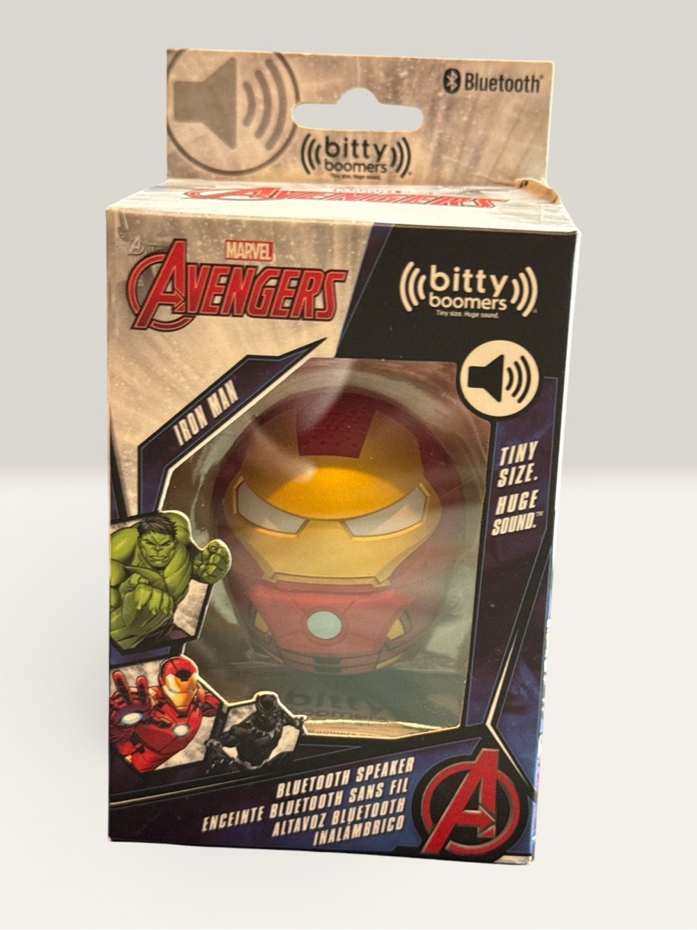 Marvel Bitty Boomers Iron Man Bluetooth Speaker - Red & Gold